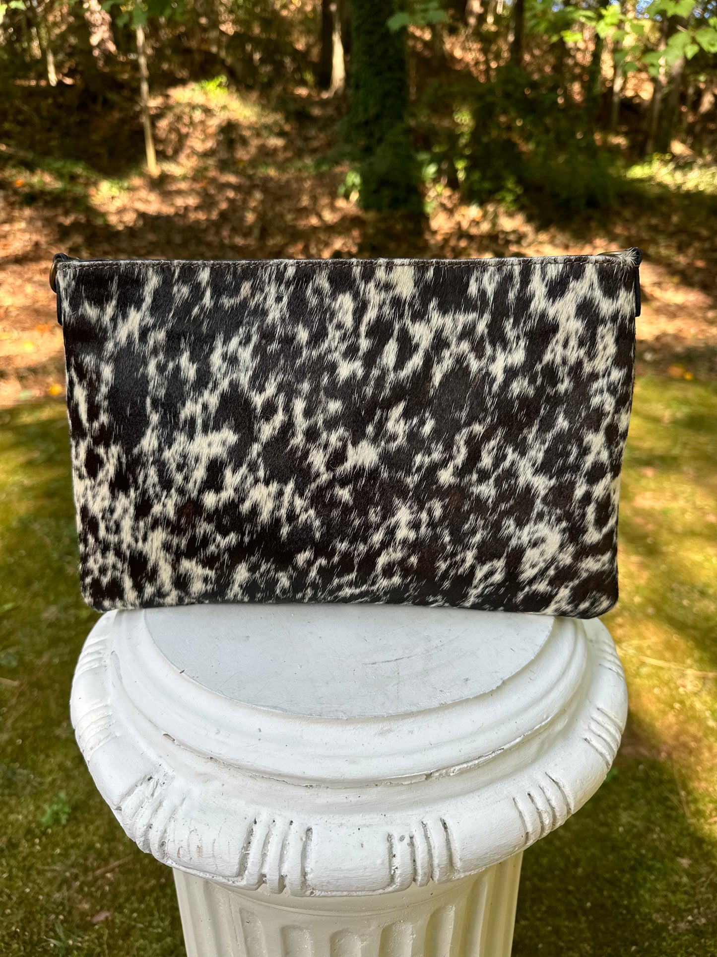 SECOYA COWHIDE CLUTCH PURSE