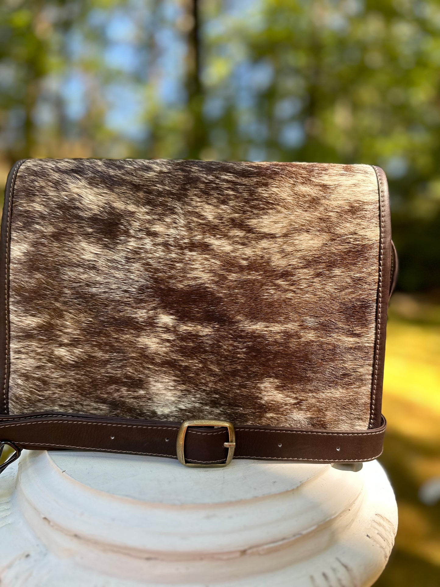 PACHA COWHIDE ORGANIZER PURSE